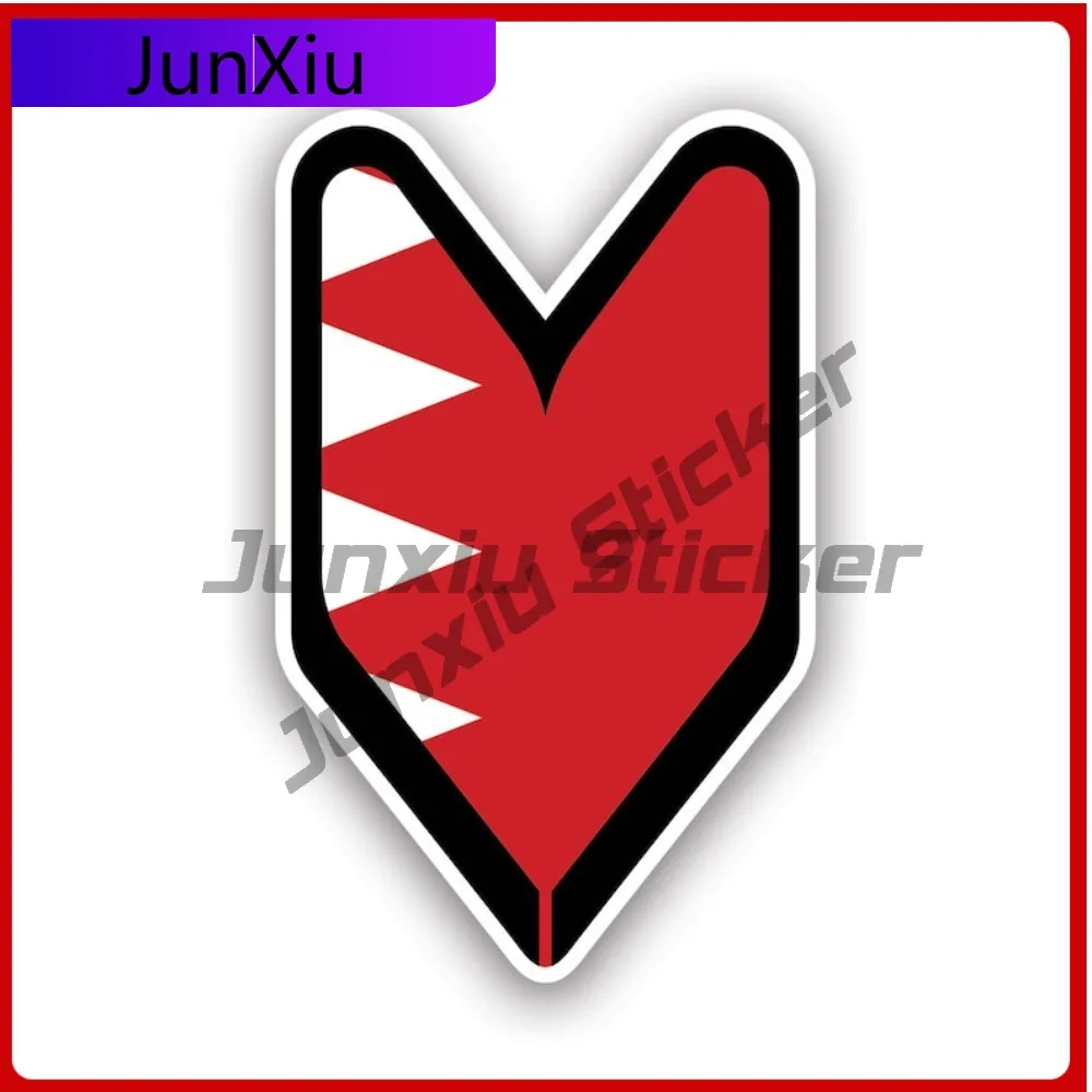 

Bahraini Driver Badge Stickerwaterproof Outdoor Decalswakaba Cool Window Waterproof Vinyl Decal For Refrigerators Sticker High