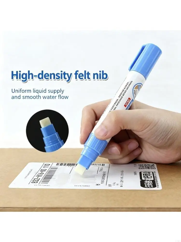 CORA 2Pcs Quick Drying Thermal Paper Erasing Pen Thermal Paper Elimination Pen For Receipts And Shipping Labels Address