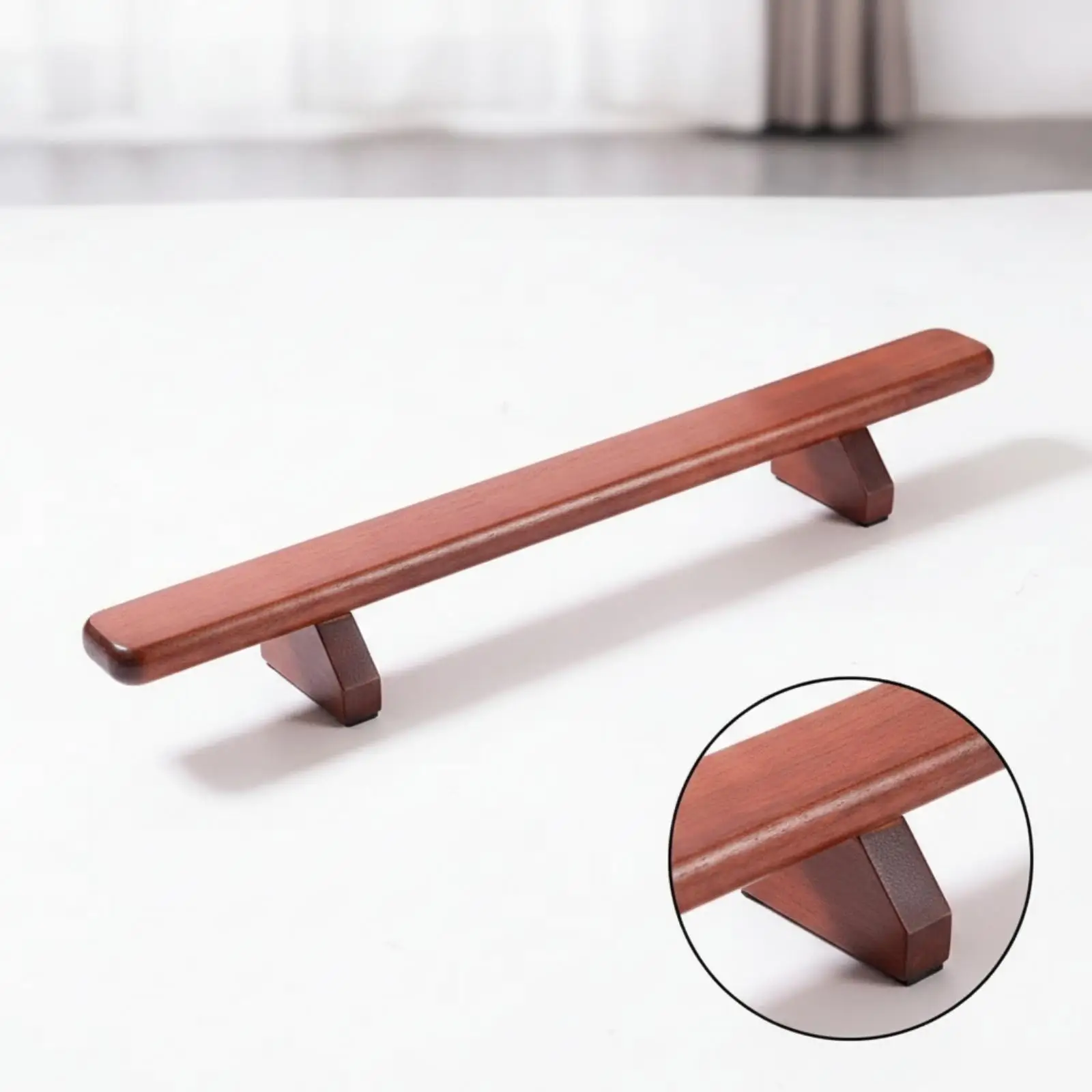 Solid Wood Push Up Training Stand Parallettes Bar for Home Gym Bodyweight Workout Equipment