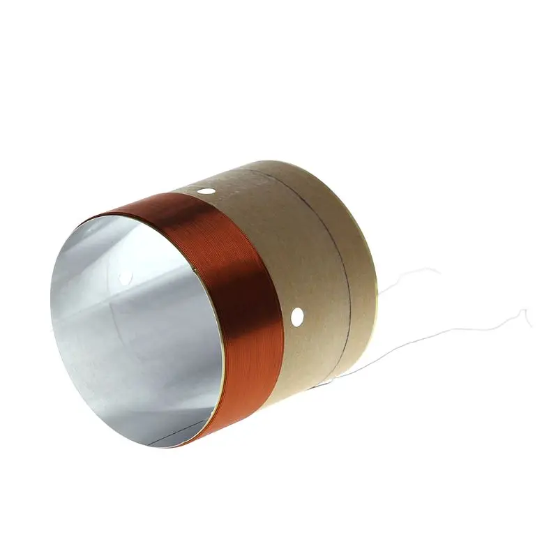 2Pcs 51.5mm Core Woofer Voice Bass Coil ASV White Aluminum for 10\