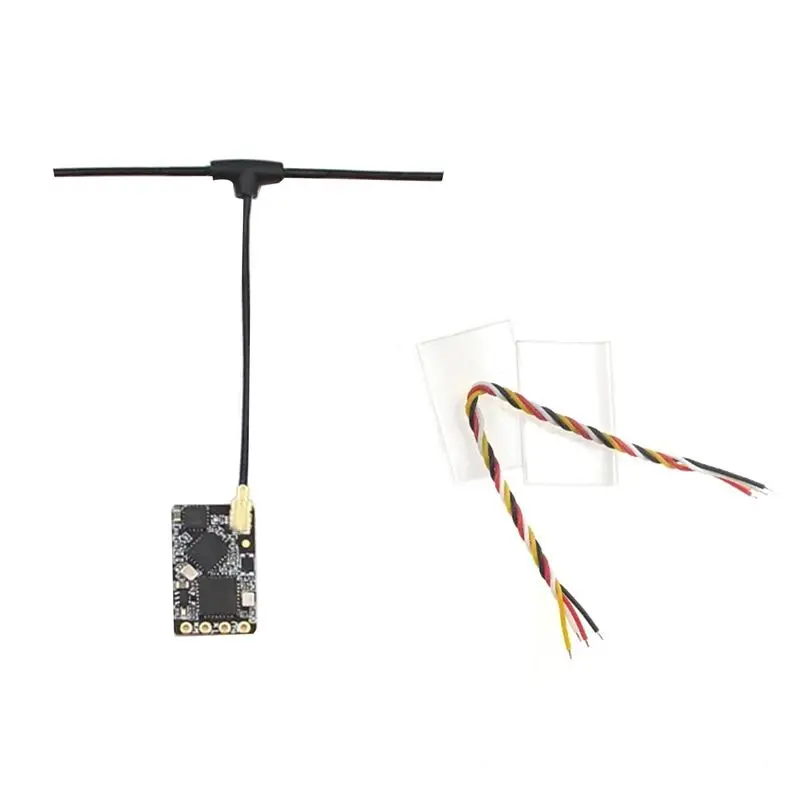 ABJL ELRS for Nano 2.4G Receiver ExpressLRS Long Range ESP8285 for RC FPV Traversing Drones Replacement Black