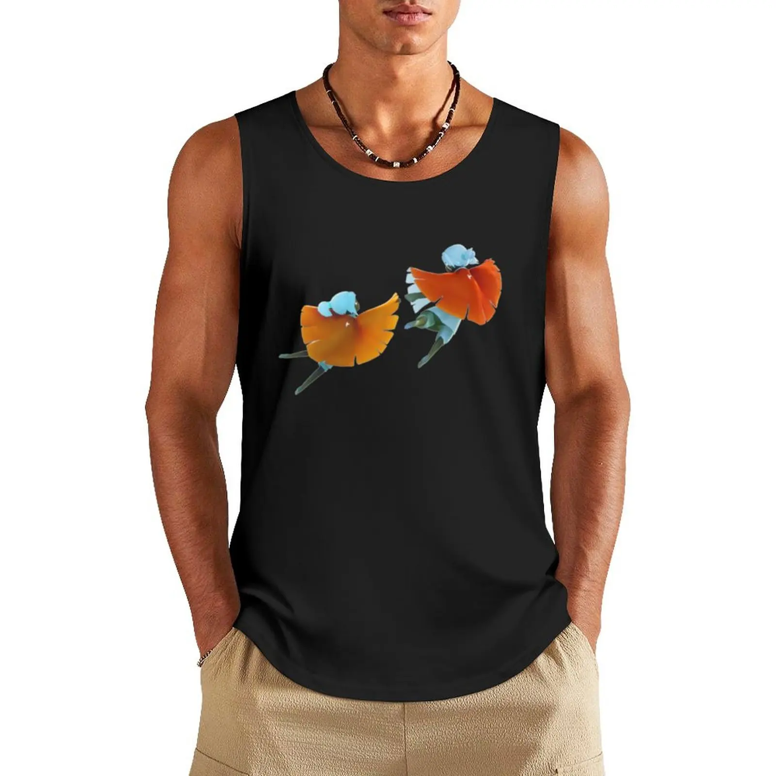 Sky COTL Tank Top T-shirt man Men's sleeveless Gym clothes