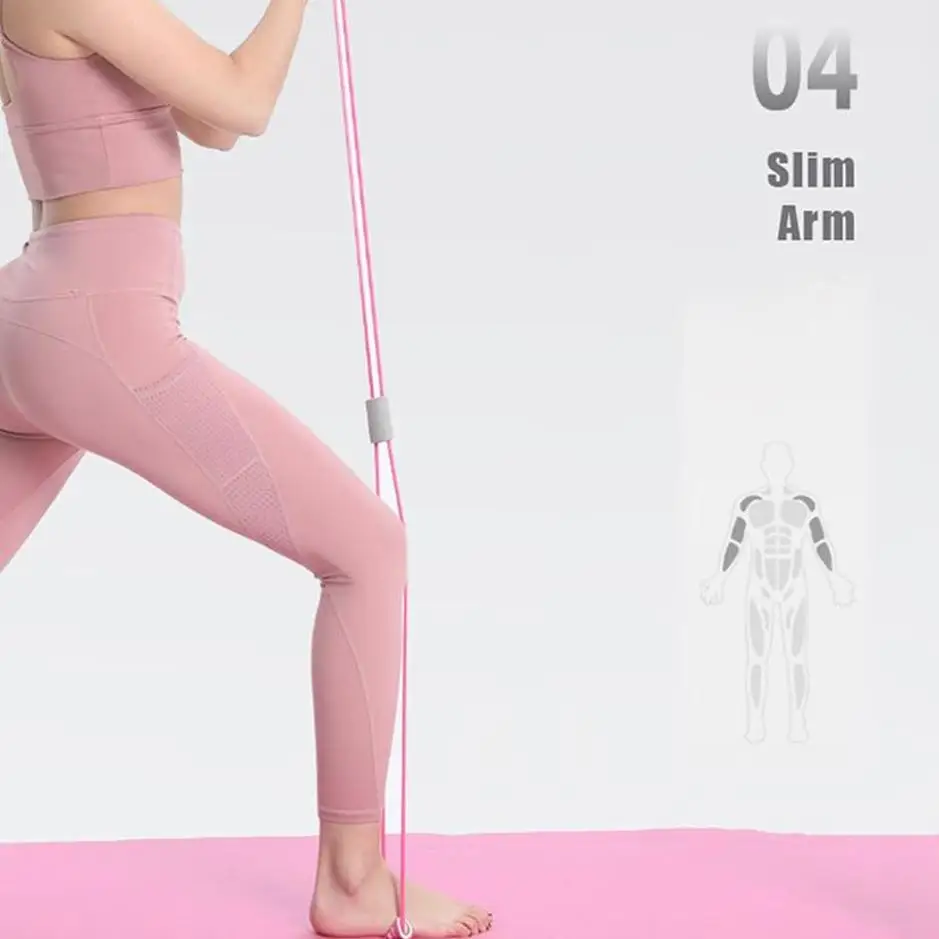 Resistance Bands Yoga Fitness Accessories Rubber Pull Rope Training And Exercise Gym Equipment For Women Neck Exercise Stretch