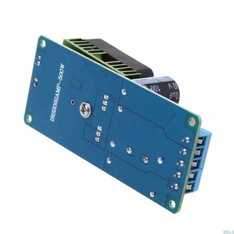 R91A IRS2092S 500W Mono Channel Class D HIFI Power Amp Board I2Q4 Digital Amplifier