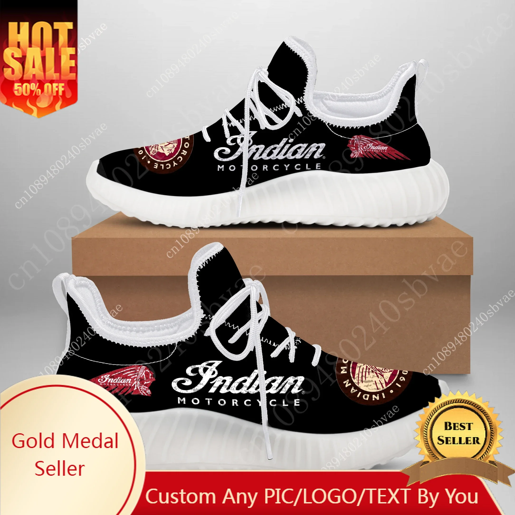 

I-Indian Fashion Motor Shoes Unisex Tennis Casual Original Men Women Sneakers Lightweight Sneakers Sports Custom Made Shoes