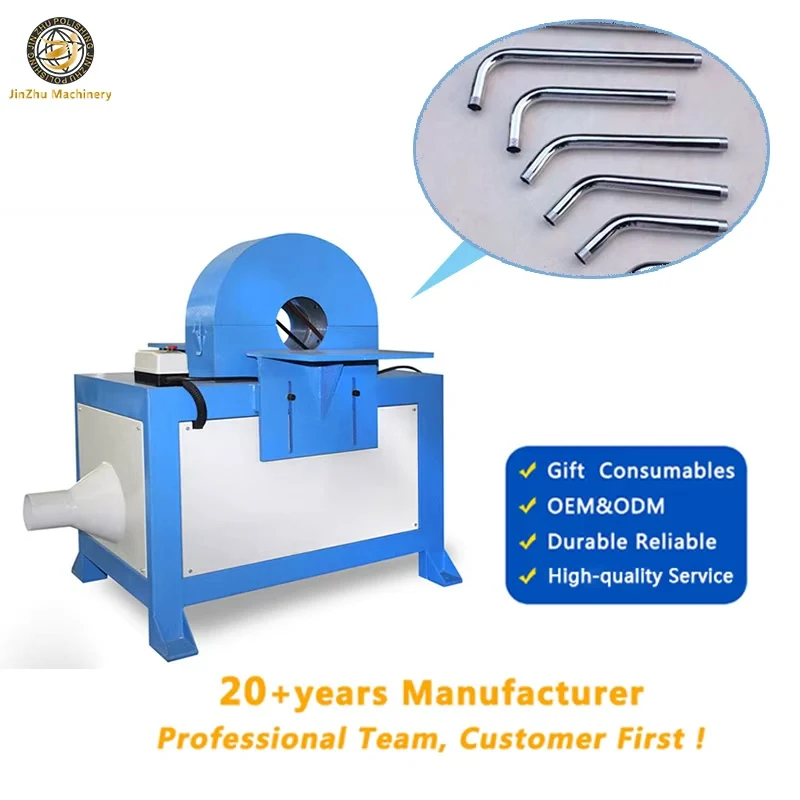 New JINZHU SRSO3B High Quality Motorized Abrasive Belt Copper Curved Pipe Surface Sanding Polishing Machine 2.2KW Low Noise