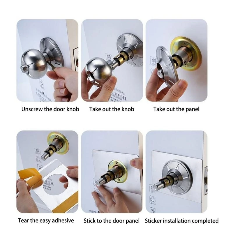 5AsD Portas Backing Placa backing Porta aço Bathes Protector para uso interior e exterior