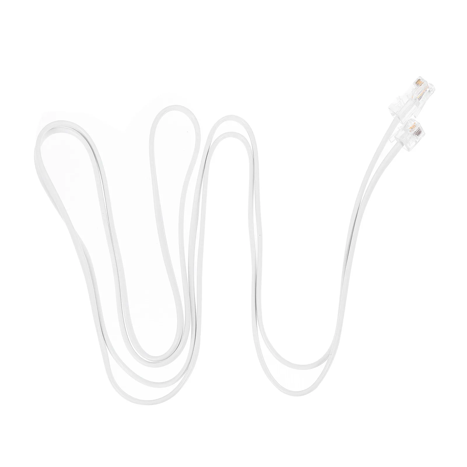 Heavy Duty 4 Rj11 to Rj45 Telephone Cord for Landline Phones Fax Machines Modems Answering Machines Copper Wire Flame