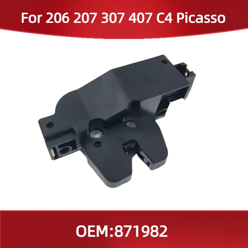 871982 para Peugeot 206 207 307 407 para Citroen C4 Picasso bloque de bloqueo de puerta trasera bloque de bloqueo de caja trasera cerradura de puerta trasera