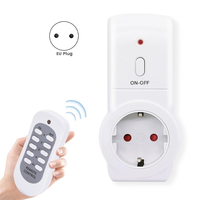 Wireless Remote Control Smart Timer Socket Switch 220V EU Plug Wall 433Mhz Programmable Electrical Outlet-A98U