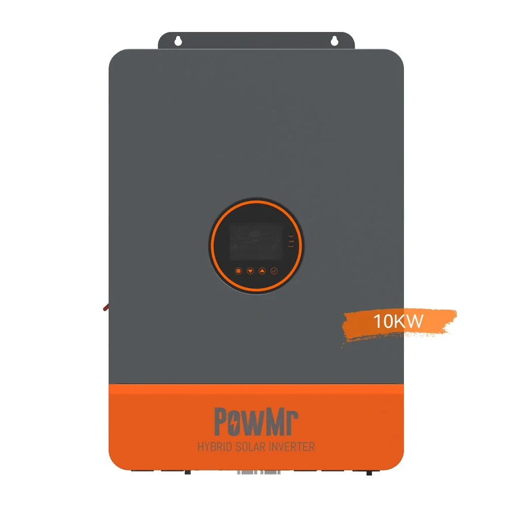 PowMr 48V 110V/240V 10KW On Grid Off Grid All In One Inverter Charger Inverter Hybrid Solar Inverter