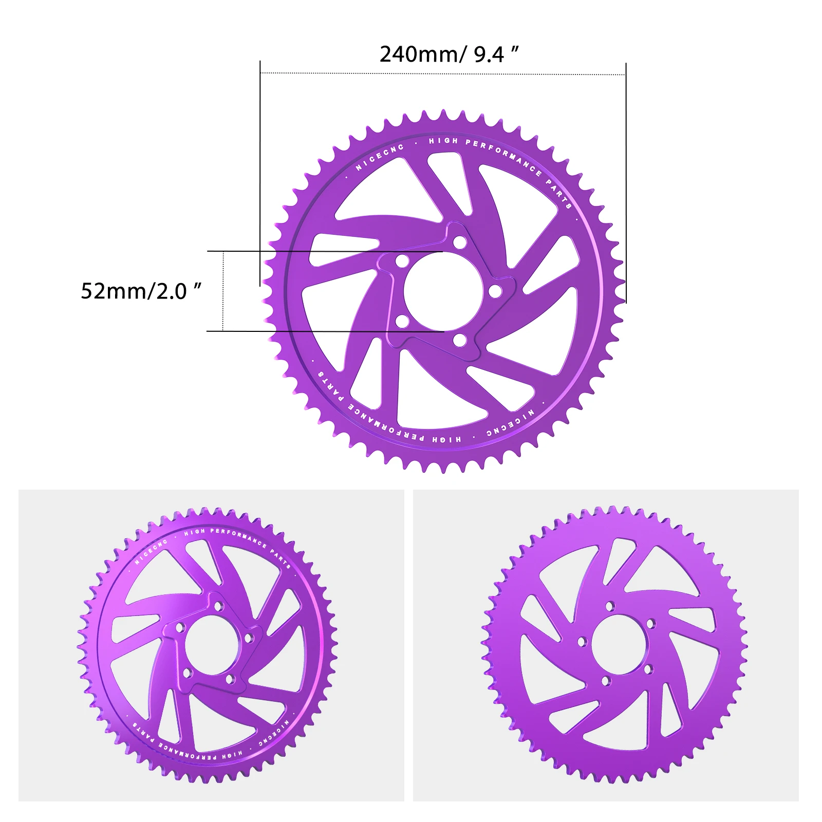 Motorcycle For Surron light bee X light bee S light bee L1E Segway X 160 X260 Sur ron Accessories Dirt Bike 58T Rear Sprocket