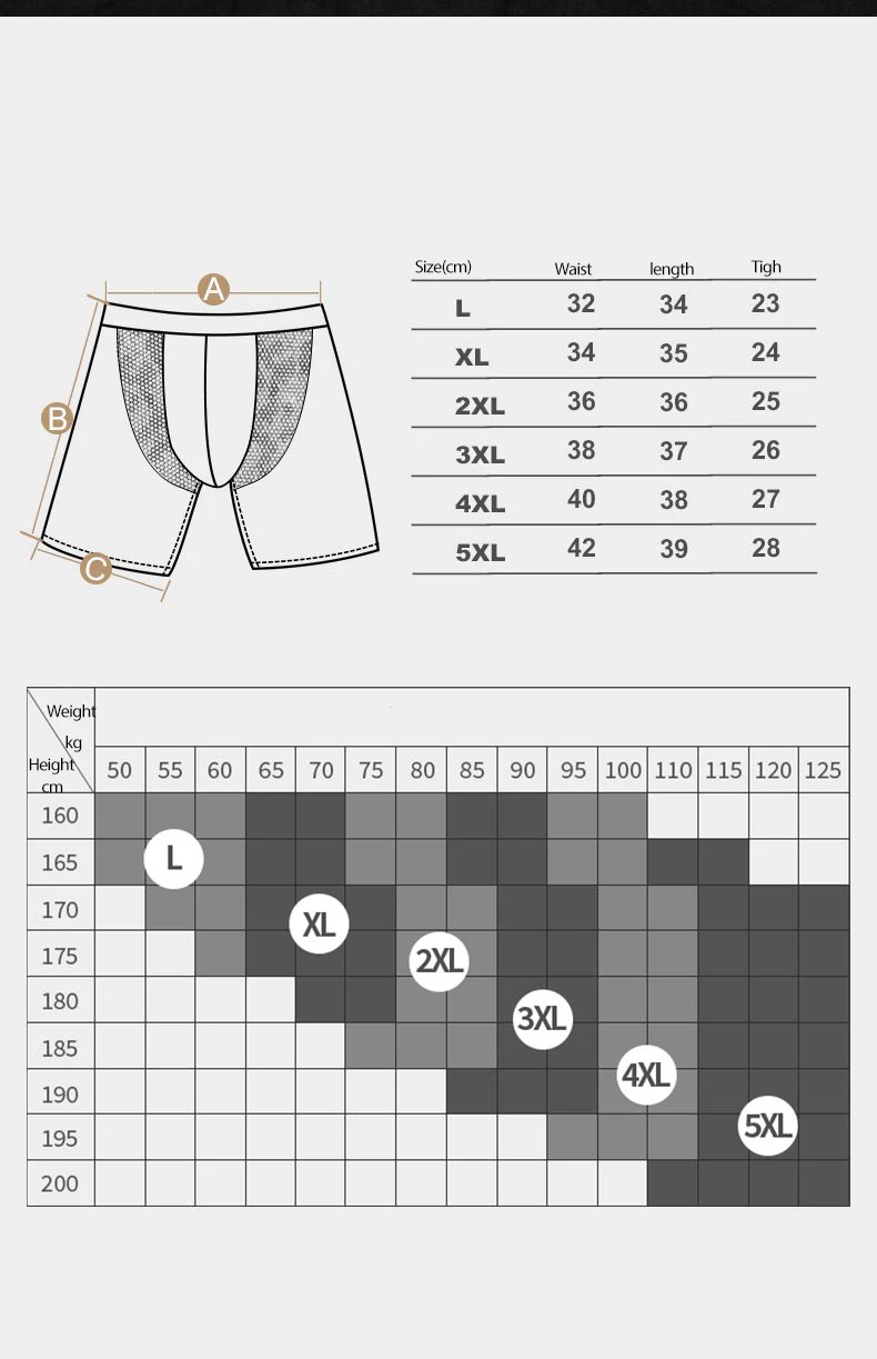 Mens Sports Underwear Long Leg Boxer Briefs Anti Chafing Moisture Wicking Quick Dry Gym Running Modal Ropa Interior Deportiva