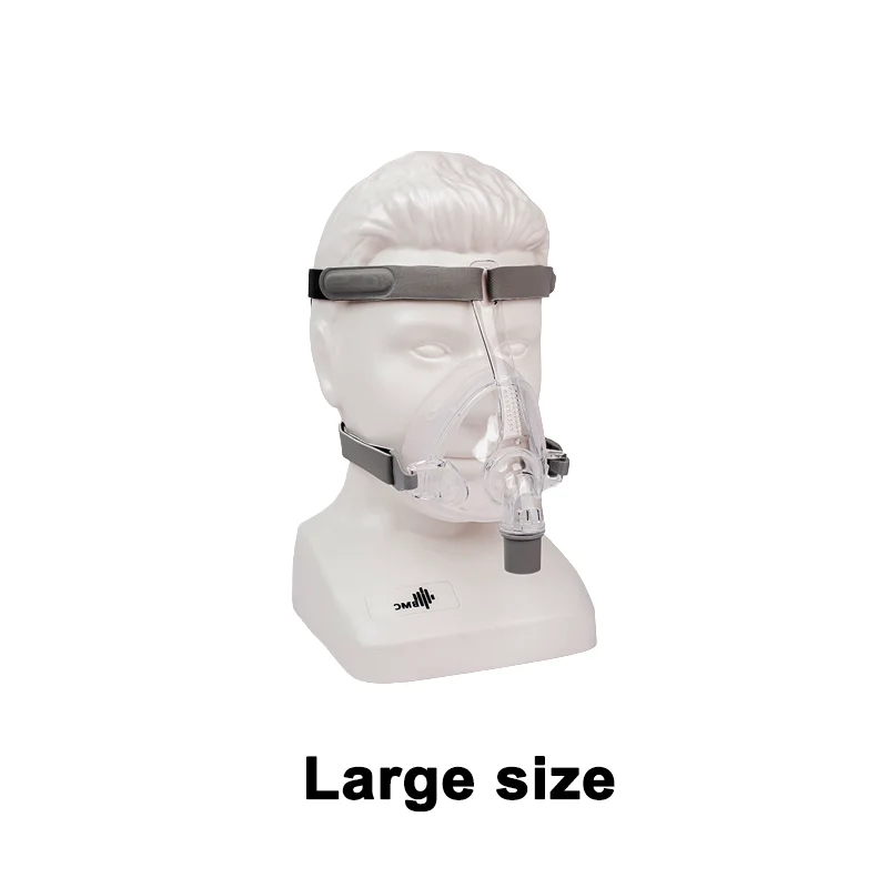 BMC Origineel FM4 CPAP masker Volledig gezichtsmasker met hoofddeksel Voor CPAP BiPAP Slaapapneu Verbeterd comfort Slaapapparaatmasker