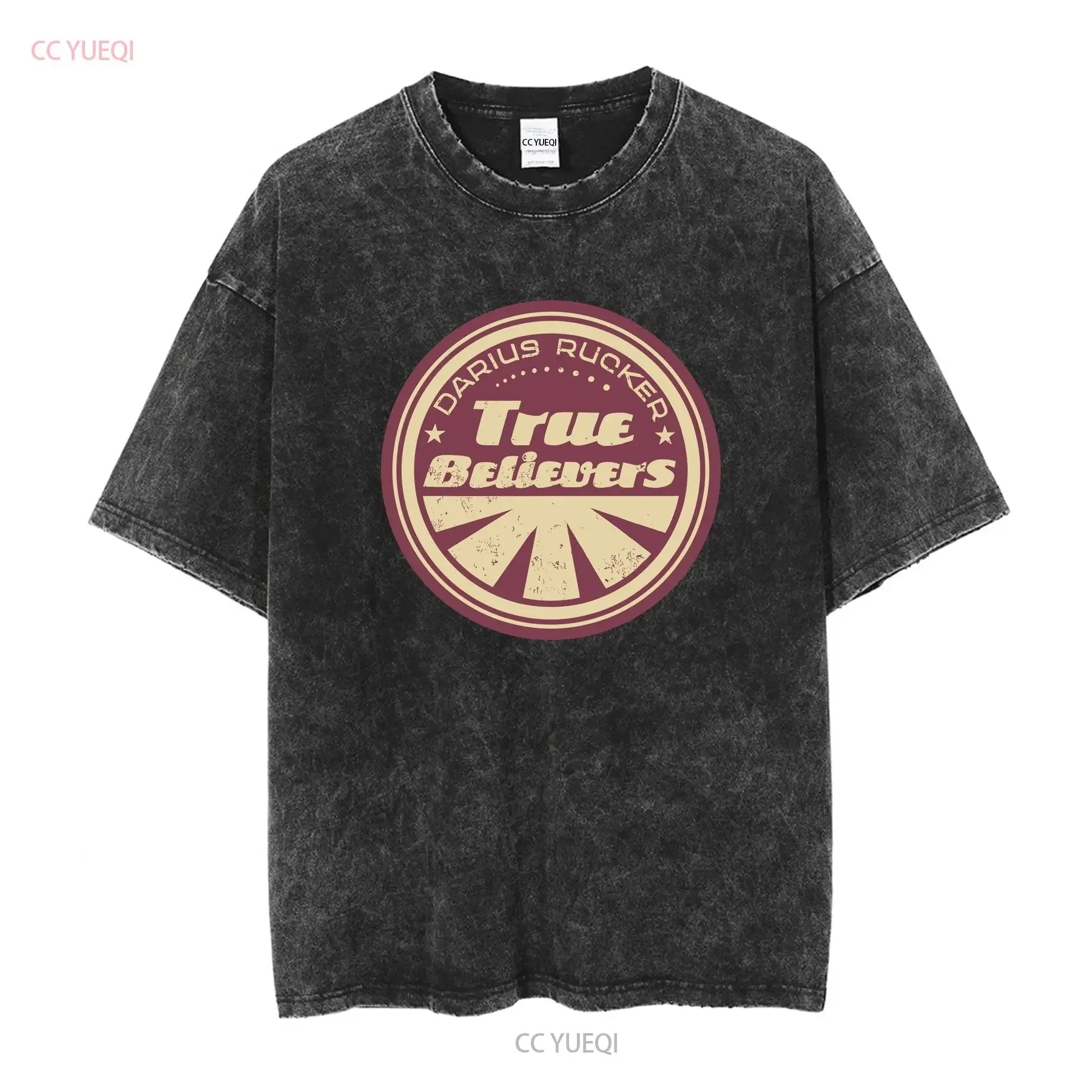 Darius Rucker True Believers 2013 Tour Blue T Shirt S AAA vintage Washed designer clothes Soft fashion streetwear Comfortable