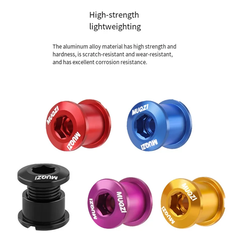 MUQZI 5 قطعة مجموعة مسامير سلسلة 6.5 مللي متر مسامير سلسلة واحدة للدراجات على الطرق والجبال