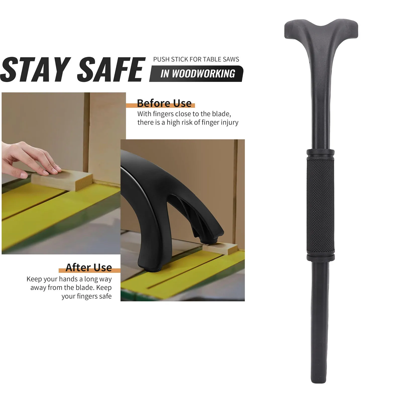 

Рукоятка-держатель для торцовочной пилы с эргономичной ручкой и вилочным креплением, ручка-толкатель для настольной пилы, ручка-толкатель для торцовочной пилы по дереву