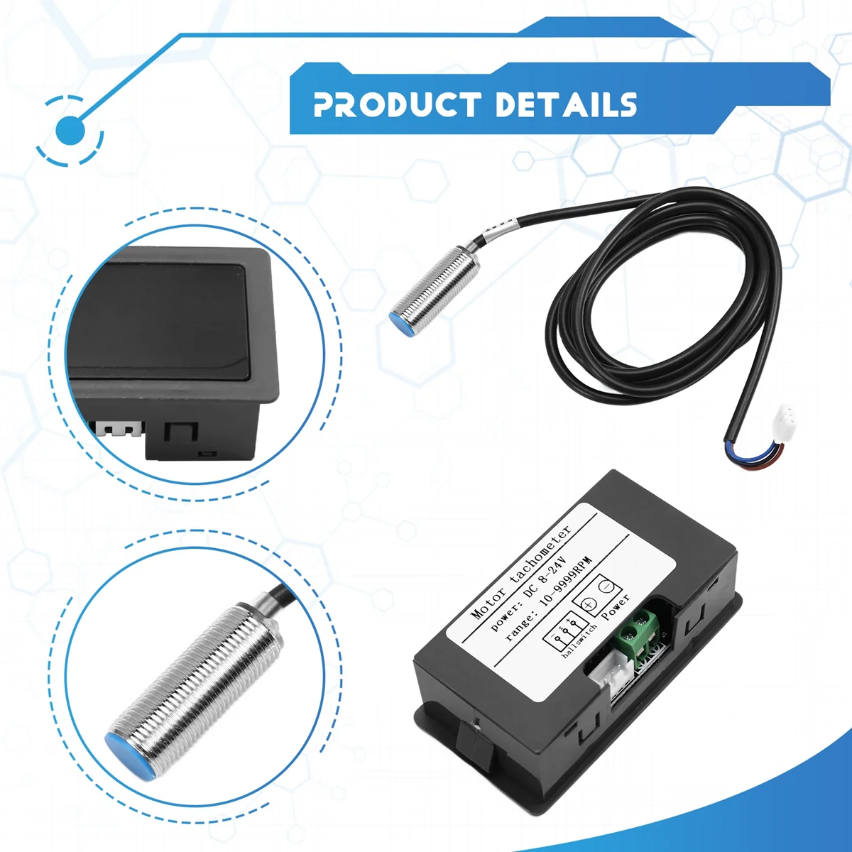 

【Купите это-нечно!】Светодиодный тахометр