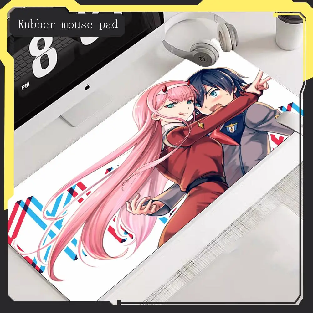 Many people like it Mouse Pad DARLING IN THE FRANX Comic mouse pad with non slip and wear-resistant suitable for desktop laptops