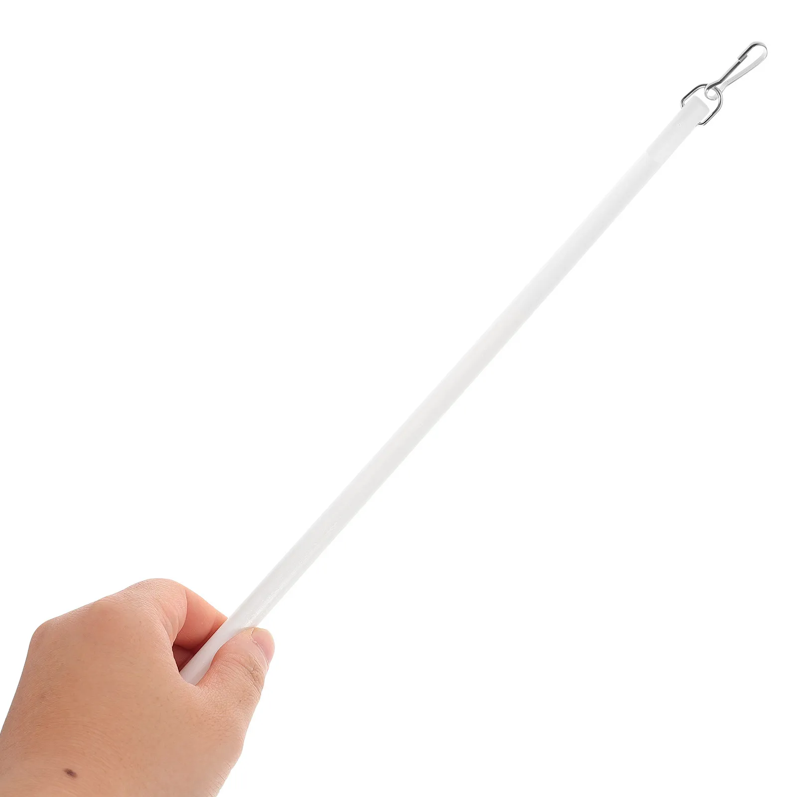 2Pcs 43Cm Acrylic Curtain Pull Rods Clear Drapery Pull Wands Effortless Silent Operation Portable Compact Design for Curtains