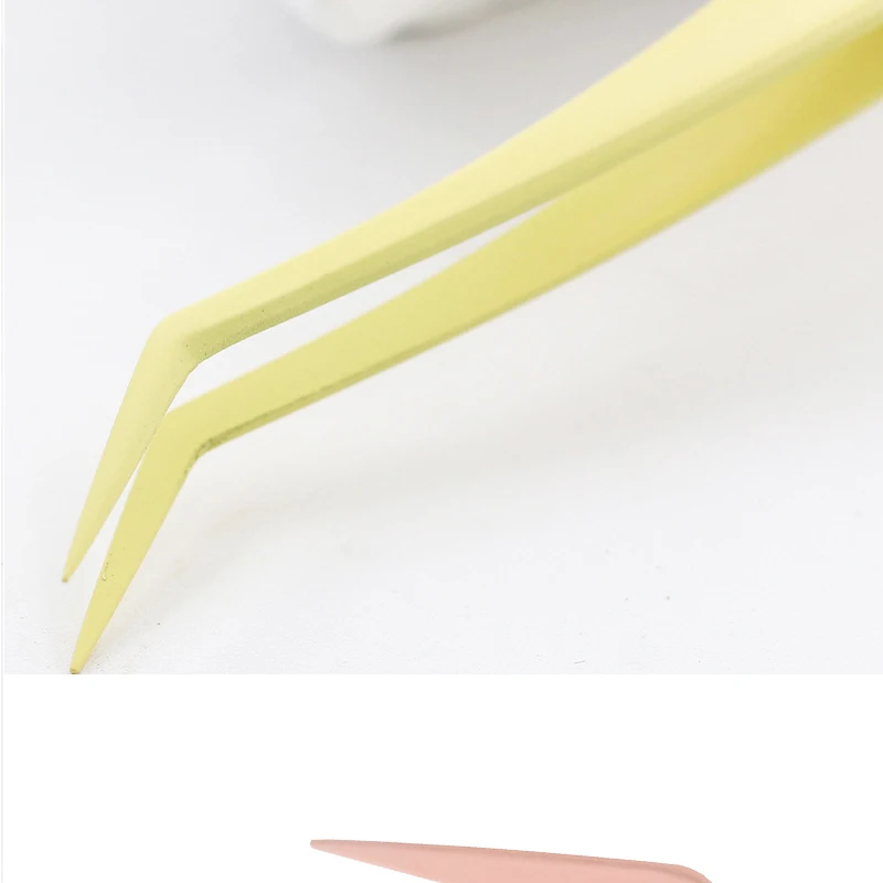Antihaft-Applikator, Wimpern ohne Klebstoff, Antihaftbeschichtete Edelstahl-Pinzette, Wimpern ohne Klebstoff, Anfängerfreundliche Werkzeuge – Detail 11
