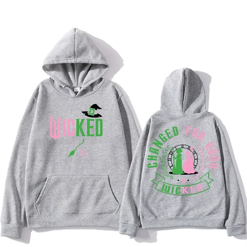 Wicked Hooded for Autumn/Winter Manga Hooded Retro Sweatshirt Funko Pop Comfortable Punk Clothes Sudaderas Casual Pullovers