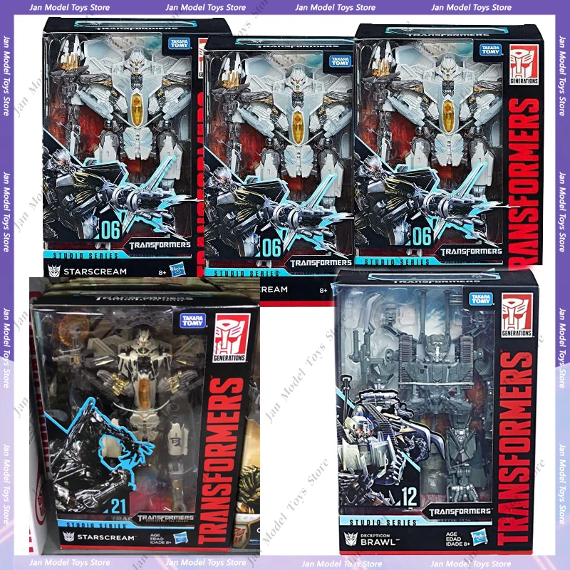 

Transformation Toy Studio Series SS12 Brawl SS06 SS21 Voyager Class Movie 1 Starscream Action Collection Figure Toys Gift