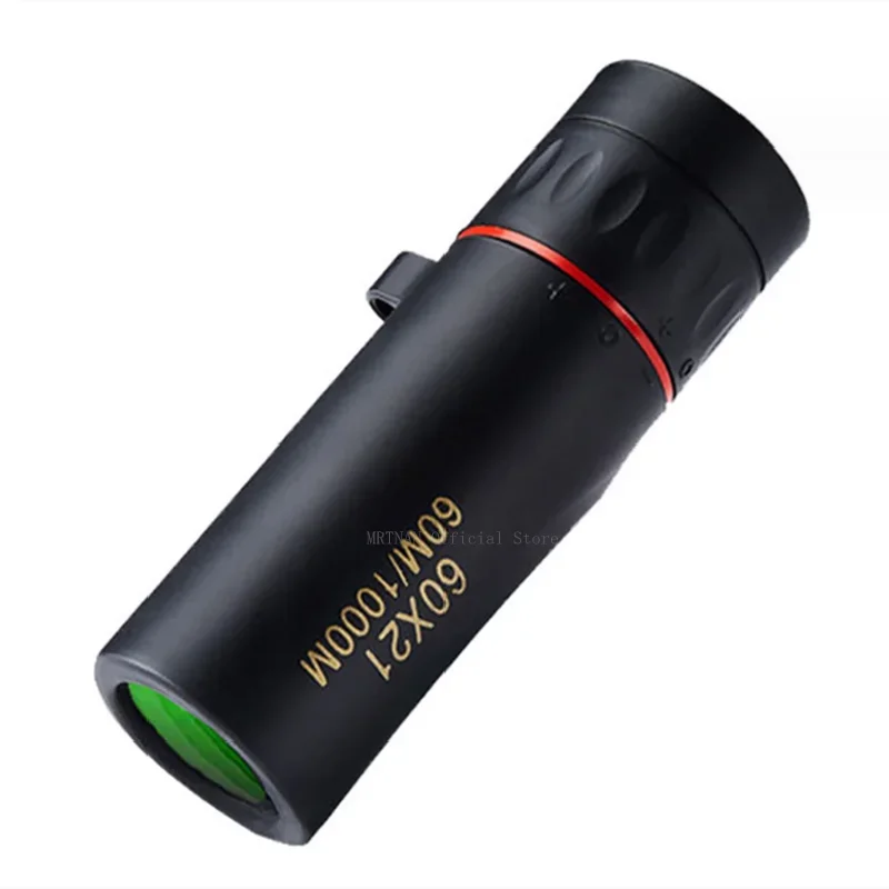 60X21 Mini Monocular Telescope HD 10000 Meters Portable High Quality Eyepiece Binoculars FMC for Outdoor Camping