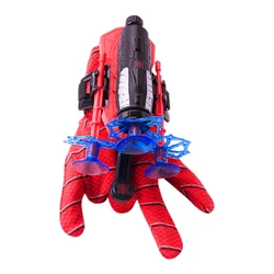 Disney Spiderman Figures Captain America Iron Man Hulk Figure Kids Cosplay Glove Launcher Set Hero Wrist Toys Boy Gift