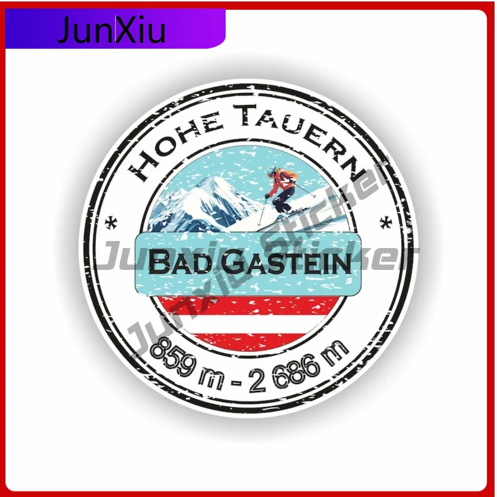 

Bad Gastein Hohe Tauern Ski Cute Window Car Fade Resistant Exterior Parts Vinyl Decal For Car Truck SUV Window Bumper Laptop