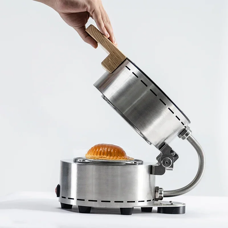 

UFO2000 Stainless Steel Ice Cream Sandwich Maker CE Approved Panini Maker Korean UFO Burger Maker For Street Sales