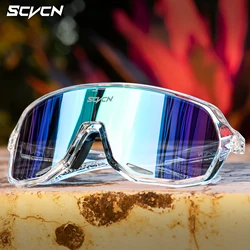 SCVCN classic Bike Cycling Glasses UV400 bright Bicycle Cycling Sunglasses Outdoor Sports Goggles MTB Eyewear fishing Eyepieces