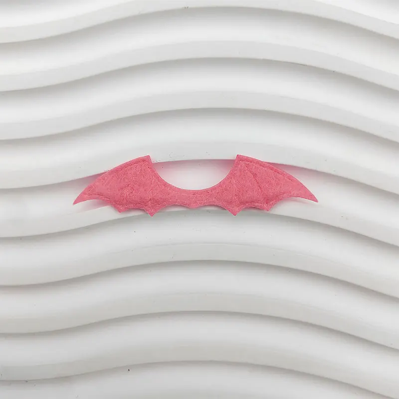 42 Stück/Set, 6 x 1,5 cm, Vampirflügel aus Vliesstoff, gepolsterte Applikationen zum Selbermachen von Halloween-Kostümen, Vampir-Haarspangen-Dekoration, Aufnäher. – Detail 9