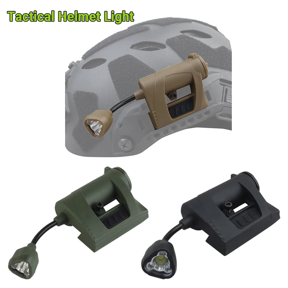 

Tactical Helmet Light MPLS CHARGE Hunting Helmet Flashlight Multifunctional 3 Modes LED Energy Saving Outdoor Headlamp