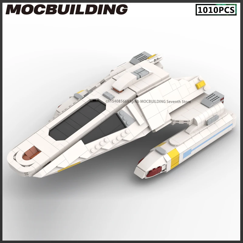 

MOC Building Blocks Space Series Model Shuttlecraft DIY Assembly Bricks Shuttle Plane Toys Creative Collection Educational Gifts