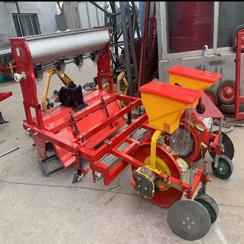 Rotary Tillage Ridge Film Seeder | 2/4-Row for Corn, Soybean, Sorghum Agricultural Equipment
