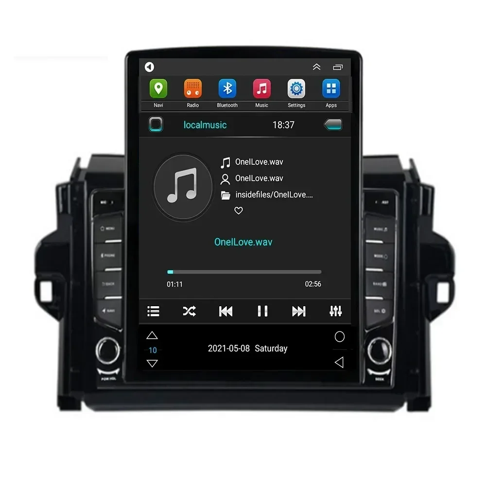 9.7" Android 13 For TOYOTA Fortuner/HILUX Revo / Vigo 2015-2035 Tesla Car Radio Multimedia Video Player Navigation GPS RDS Camer