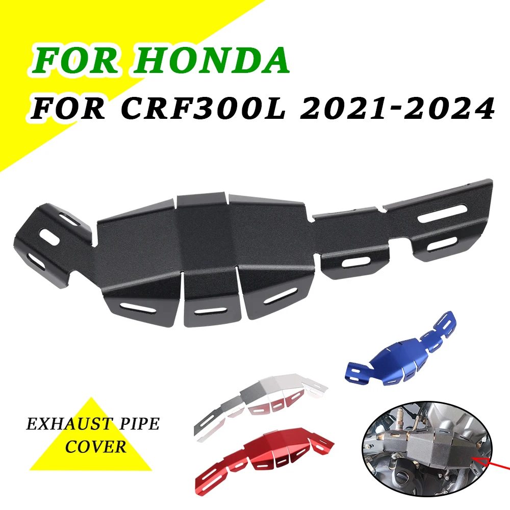 For Honda CRF300L CRF 300L CRF 300 L CRF300 L 2024 Motorcycle Accessories Exhaust Muffler Protector Guard Heat Silencer Cover