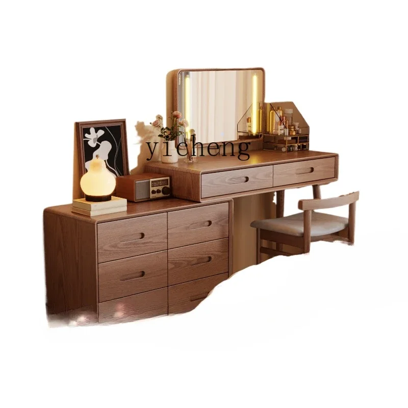 

zz chest dresser integrated bedroom simple modern master bedroom desk bedside table