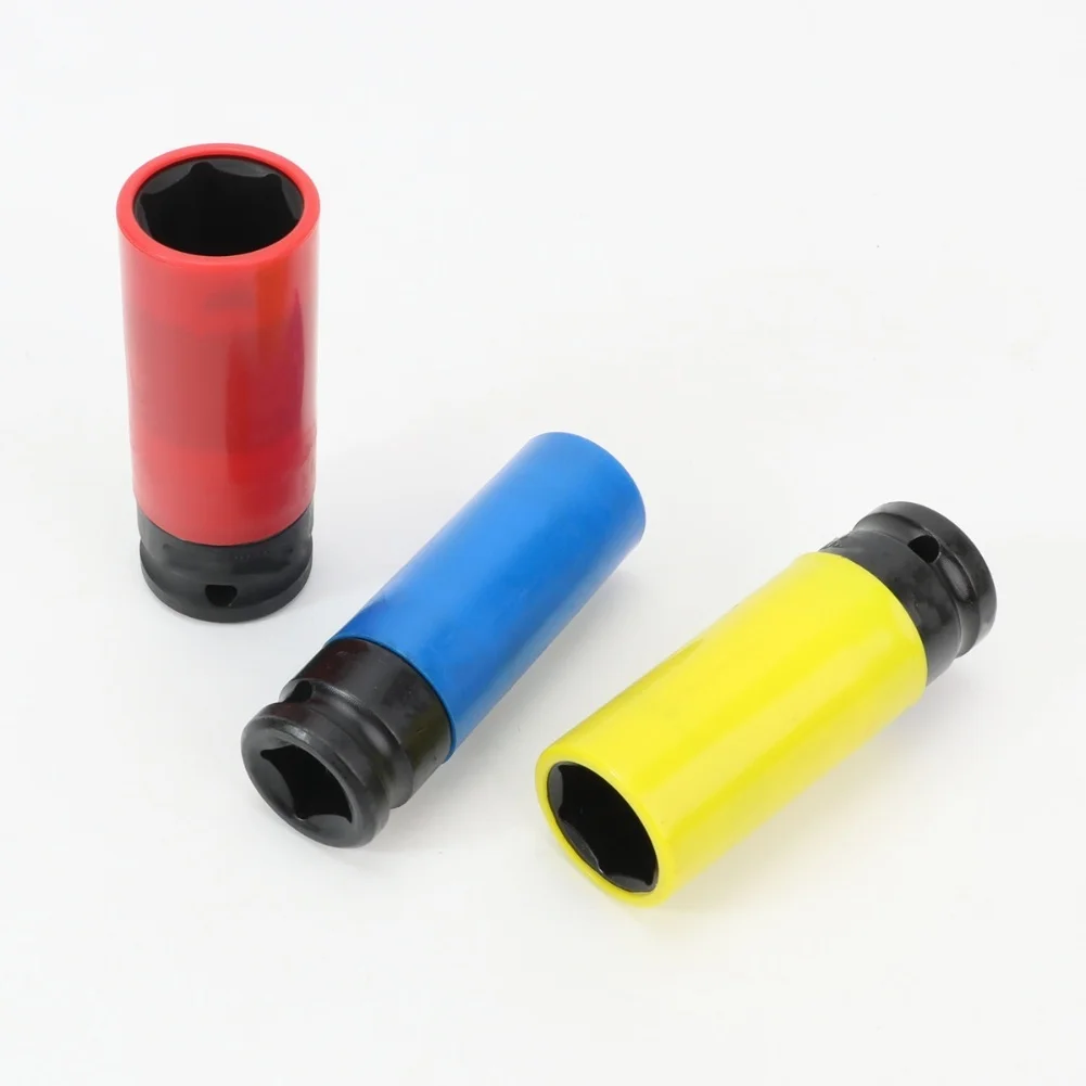 1 PC Protection Nut Socket 17/19/21mm Drive Wheel Protector Socket 1/2 Inch Sleeve Nut Socket Tool