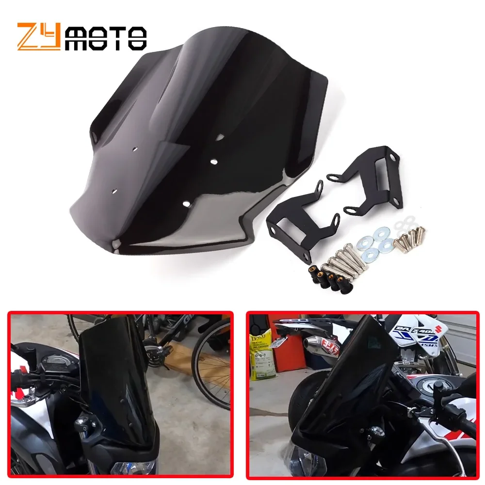 

Motorcycle Accessories Wind Deflectors For YAMAHA MT07 FZ07 MT FZ 07 MT-07 FZ-07 2018 2019 2020 2021 Windshield Windscreen