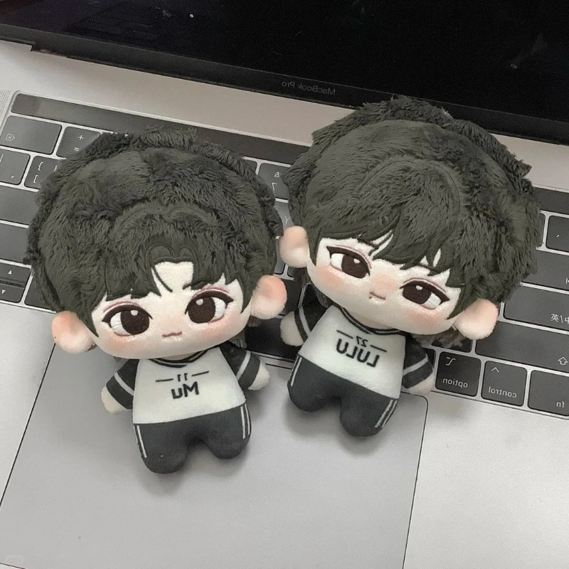 Cute TF Family 4th Generation 10cm Cotton Plush Doll Wang Lujie Mu Zhicheng Fan Made Idol Stuffed Toy Backpack Hanging Ornament