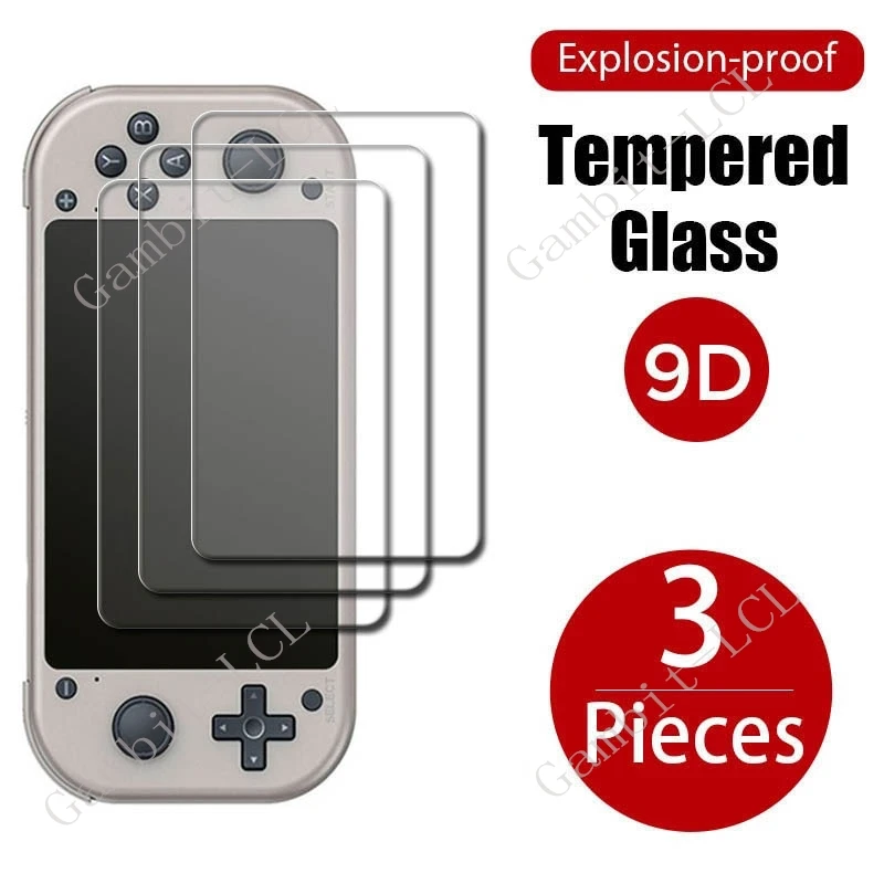 3PCS 9H HD Tempered Glass For DATA FROG M17 4.3Inch DataFrog M 17 Player Games Screen Protector Cover Film