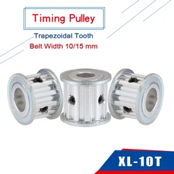 Timing Pulley XL 10T Teeth Pitch 5.08 mm AF Shape Bore Size 4/5/6/6.35/8 mm Aluminum Alloy Pulley Wheel Belt Width 10/15 mm