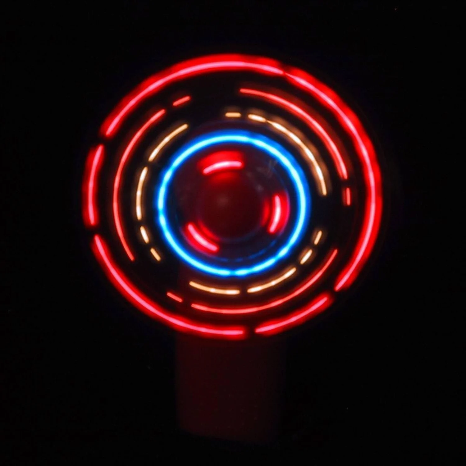 ضوء LED - مروحة شخصية مع أنماط متغيرة، ألوان متنوعة