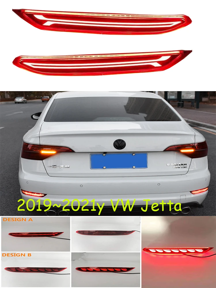 car accessories bumper sagitar tail light for Volkswagen Jetta taillight LED Reflector 2019~2023 Taillamp for VW Jetta fog lamp