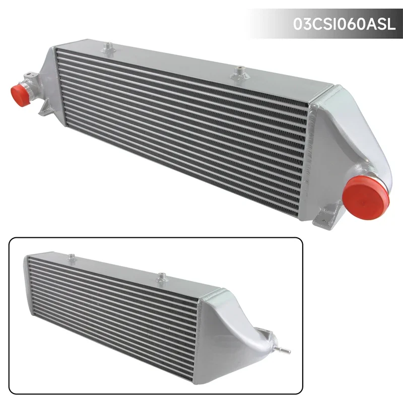 Performance FMIC Front Mount Intercooler Kit Competition Fits For Ford Focus  EcoBoost Mk3 1.6L Silver