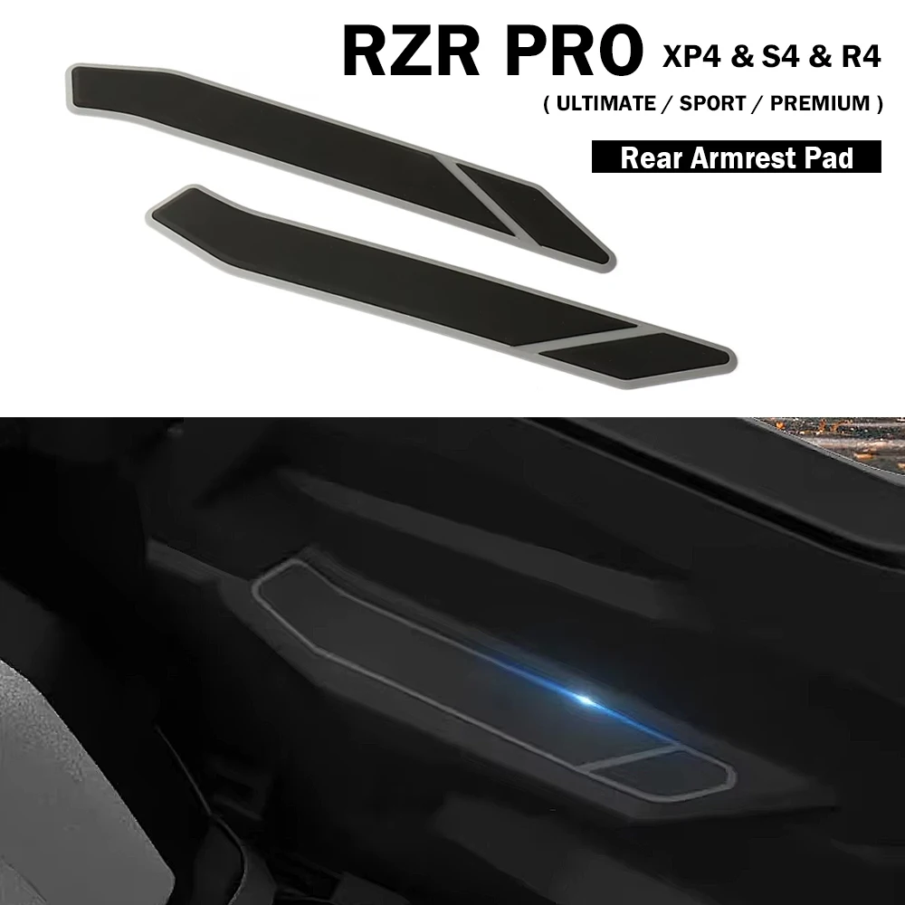 

UTV Accessories Rubber Rear Doors Armrest Pads Kit New For Polaris RZR Pro XP4 Sport S4 Premium R4 Ultimate 2025