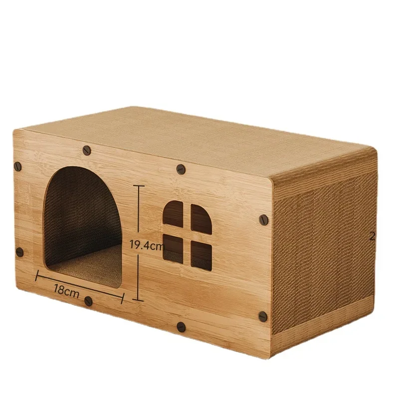 Anti-Scratch Cat House, Durable Scratch-Resistant, Cat Nest, Vertical Sofa, Anti-Scratch Toy, Shed-Free Scratching Board, Winter