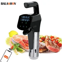1100W Vacuum Sous Vide Cooker IPX7 with Digital Display LCD Touch Immersion Circulator Accurate Cooking with Smart APP Control